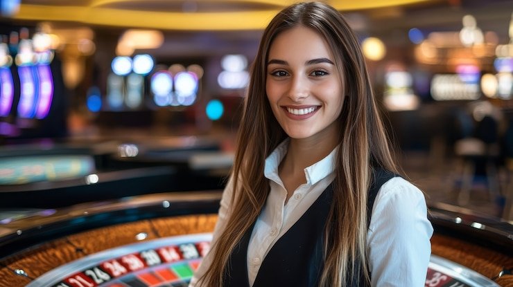 Antarmuka permainan slot di mainzeus menampilkan gulungan, tombol putar, dan info taruhan